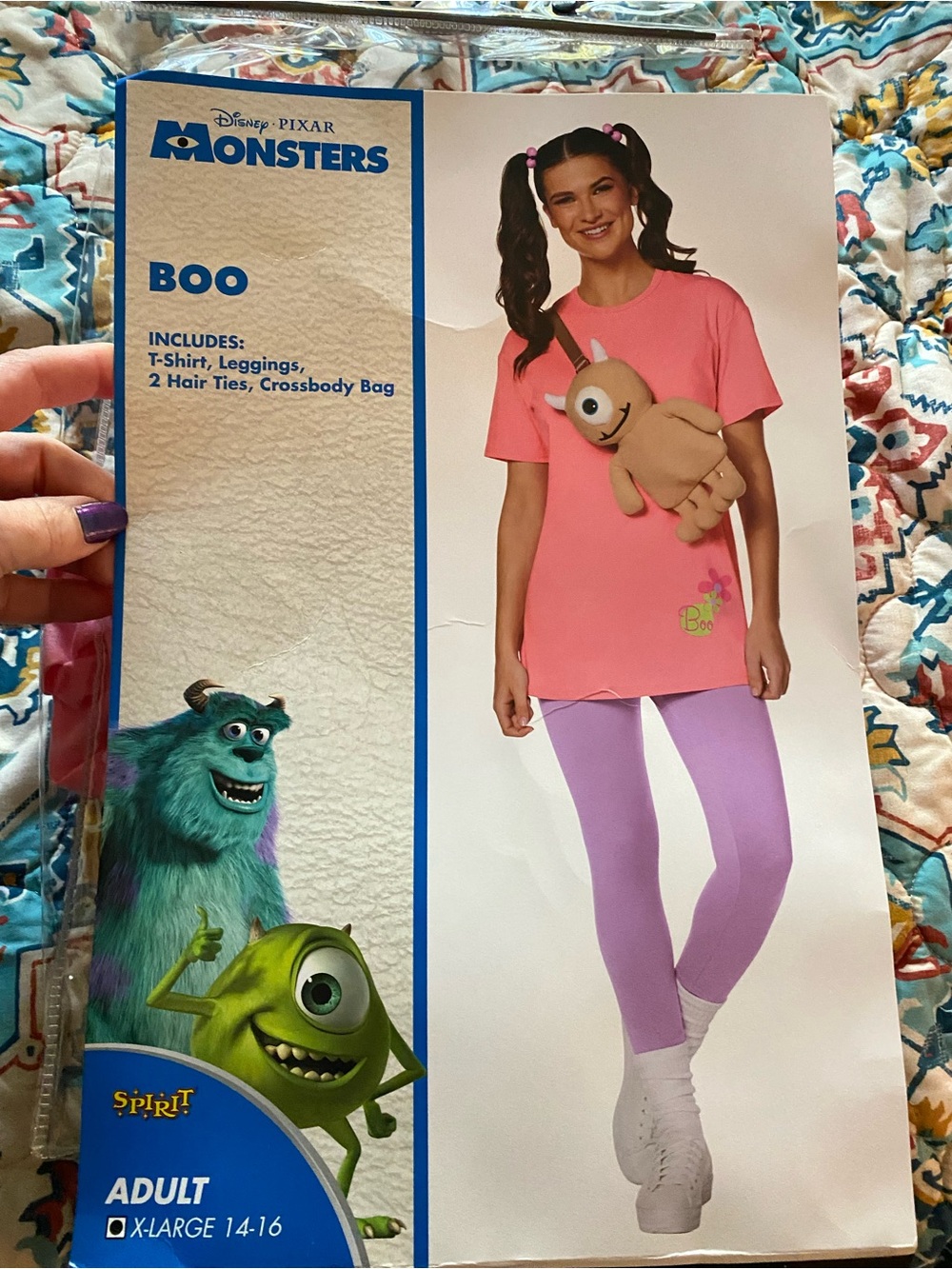 Halloween Disney Pink Boo T-Shirt with Lavender Leggings Set-see description
